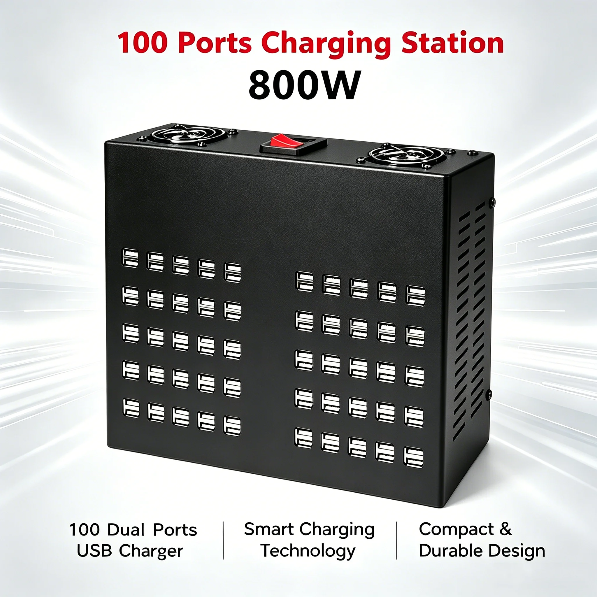 800W Universal Multi USB Charger Station 100 Dual Ports Fast Charging Carregador for Android iphone 14 pro max Desktop 충전기
800W Universal Multi USB Charger Station 100 Dual Ports Fast Charging Carregador for Android iphone 14 pro max Desktop 충전기