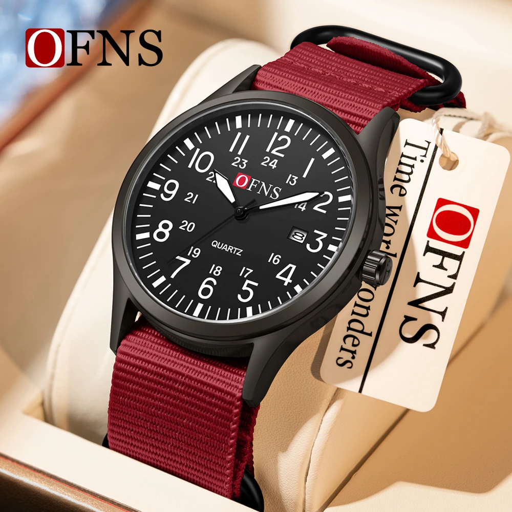 OFNS 7200 Fashion Casual Women's Watch Nylon Strap Quartz Sports Waterproof Night Light Men's and Women's Watch
OFNS 7200 Fashion Casual Women's Watch Nylon Strap Quartz Sports Waterproof Night Light Men's and Women's Watch