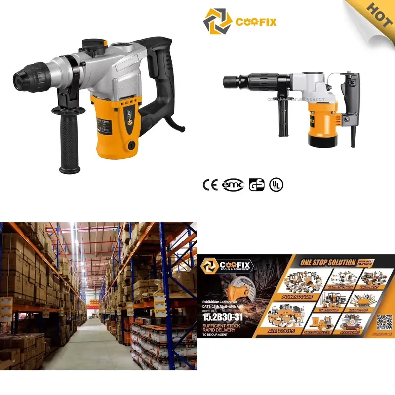 【CHIMU HOME】 900W 95mm Demolition Hammer Breaker for Concrete and Masonry Work
【CHIMU HOME】 900W 95mm Demolition Hammer Breaker for Concrete and Masonry Work