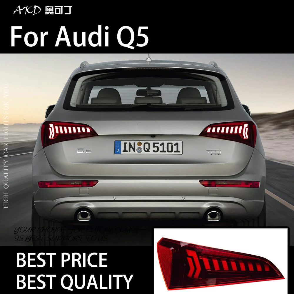 Car Lights For Audi Q5 SQ5 2008-2018 8R LED Auto Taillight Assembly Upgrade Q7 Design Dynamic Signal Lamp Tool Accessories
Car Lights For Audi Q5 SQ5 2008-2018 8R LED Auto Taillight Assembly Upgrade Q7 Design Dynamic Signal Lamp Tool Accessories