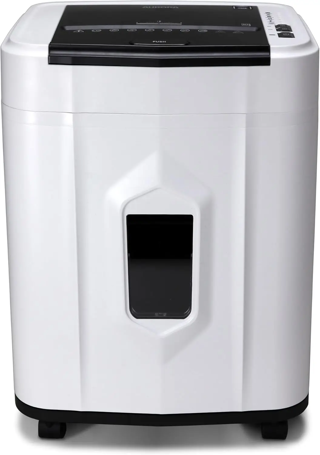 Auto Feed Micro-Cut Paper Shredder, 120-Sheet Capacity, P-4 Security, 5-Gallon Pullout Basket, 30-Minute Run Time
Auto Feed Micro-Cut Paper Shredder, 120-Sheet Capacity, P-4 Security, 5-Gallon Pullout Basket, 30-Minute Run Time