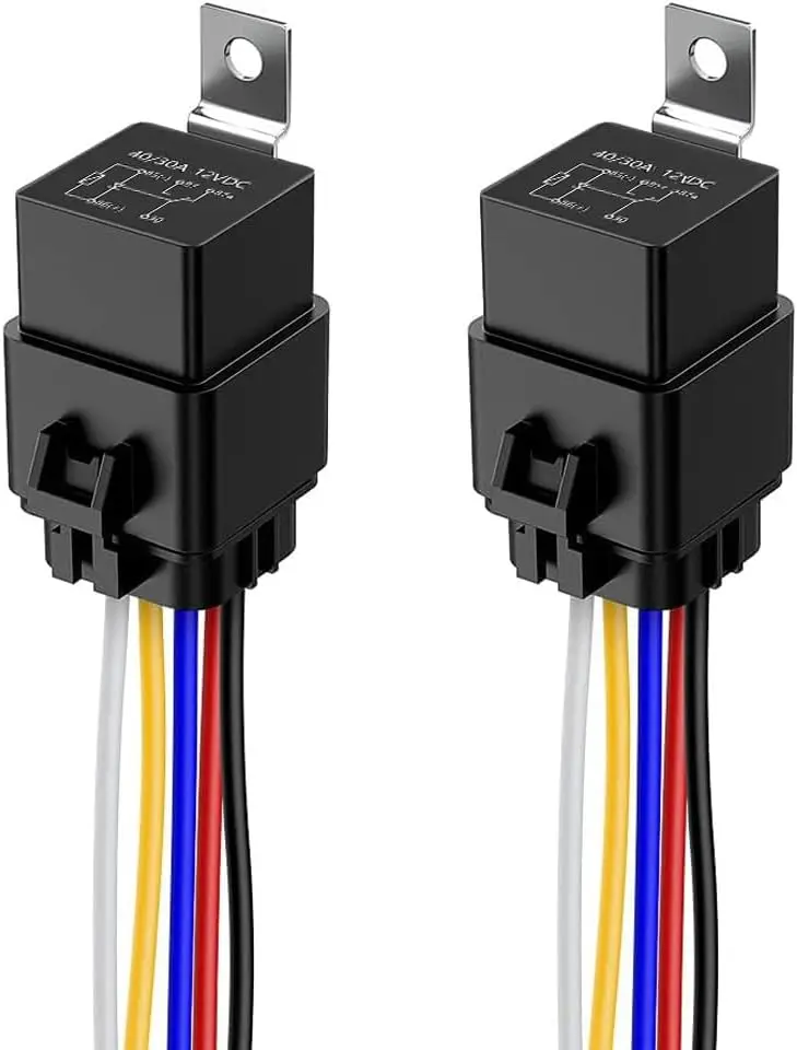 2 X 12V Mini Car Conversion Relay 35A 5-Pin SPDT With Wire Harness Water Relay Switch Wire Harness Kit Automobiles spare parts
2 X 12V Mini Car Conversion Relay 35A 5-Pin SPDT With Wire Harness Water Relay Switch Wire Harness Kit Automobiles spare parts