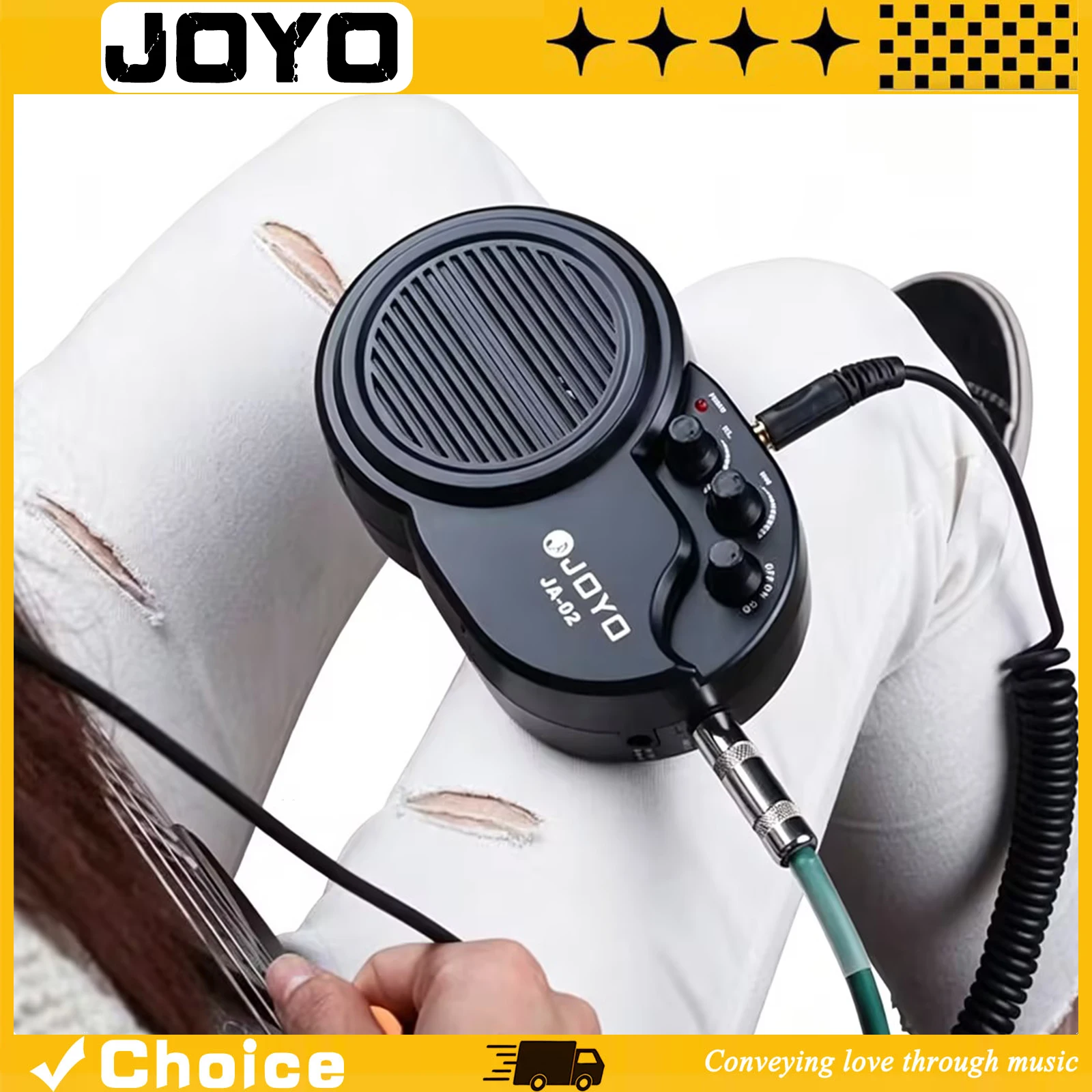JA-02 Guitar Amplifier For Electric Guitar Mini Amp Clean Distortion Effect Portable Amplifier Speaker 3.5mm Earphone Jack
JA-02 Guitar Amplifier For Electric Guitar Mini Amp Clean Distortion Effect Portable Amplifier Speaker 3.5mm Earphone Jack