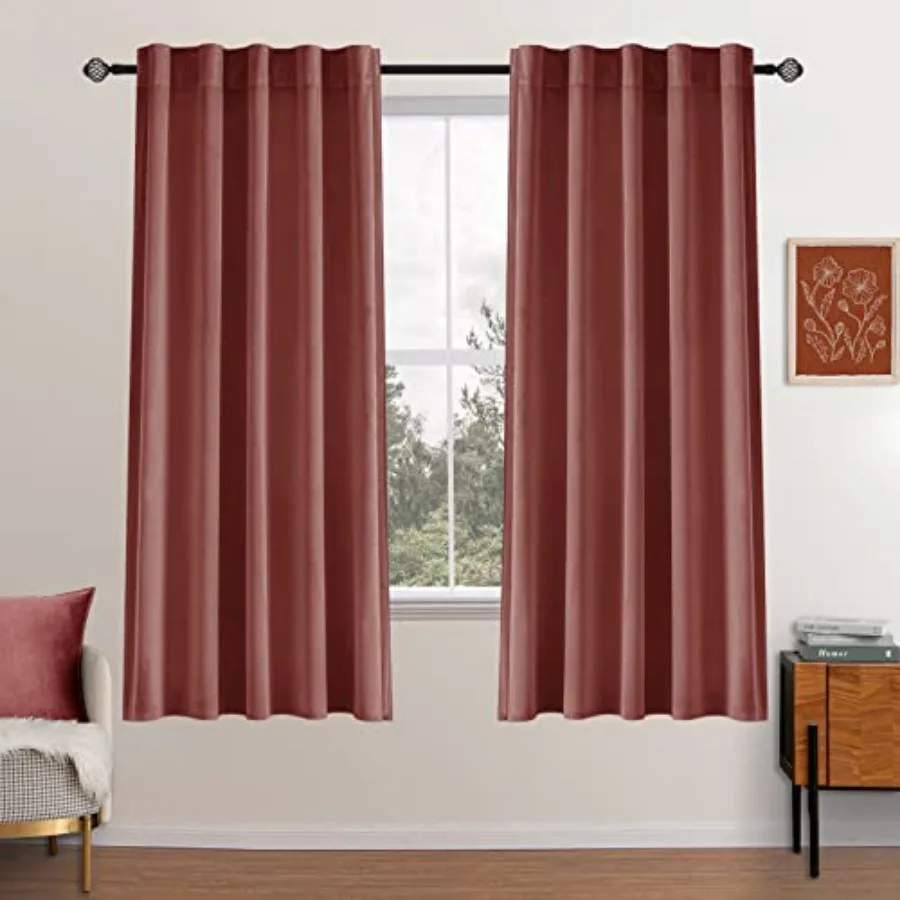 Velvet Curtains 63 inch Length 2 Panels - Luxury out Curtains for Bedroom Living Room Thermal Insulated Super Soft Window Drape
Velvet Curtains 63 inch Length 2 Panels - Luxury out Curtains for Bedroom Living Room Thermal Insulated Super Soft Window Drape