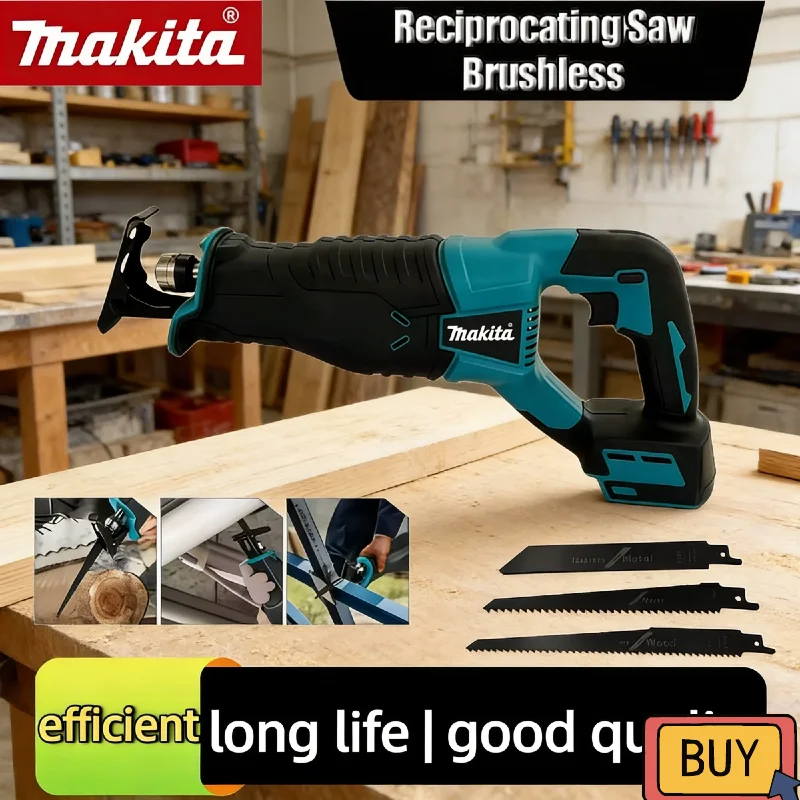 Makita Brushless 18V Reciprocating Saw Reciprocating Saw Portable Cordless Power Tools
Makita Brushless 18V Reciprocating Saw Reciprocating Saw Portable Cordless Power Tools