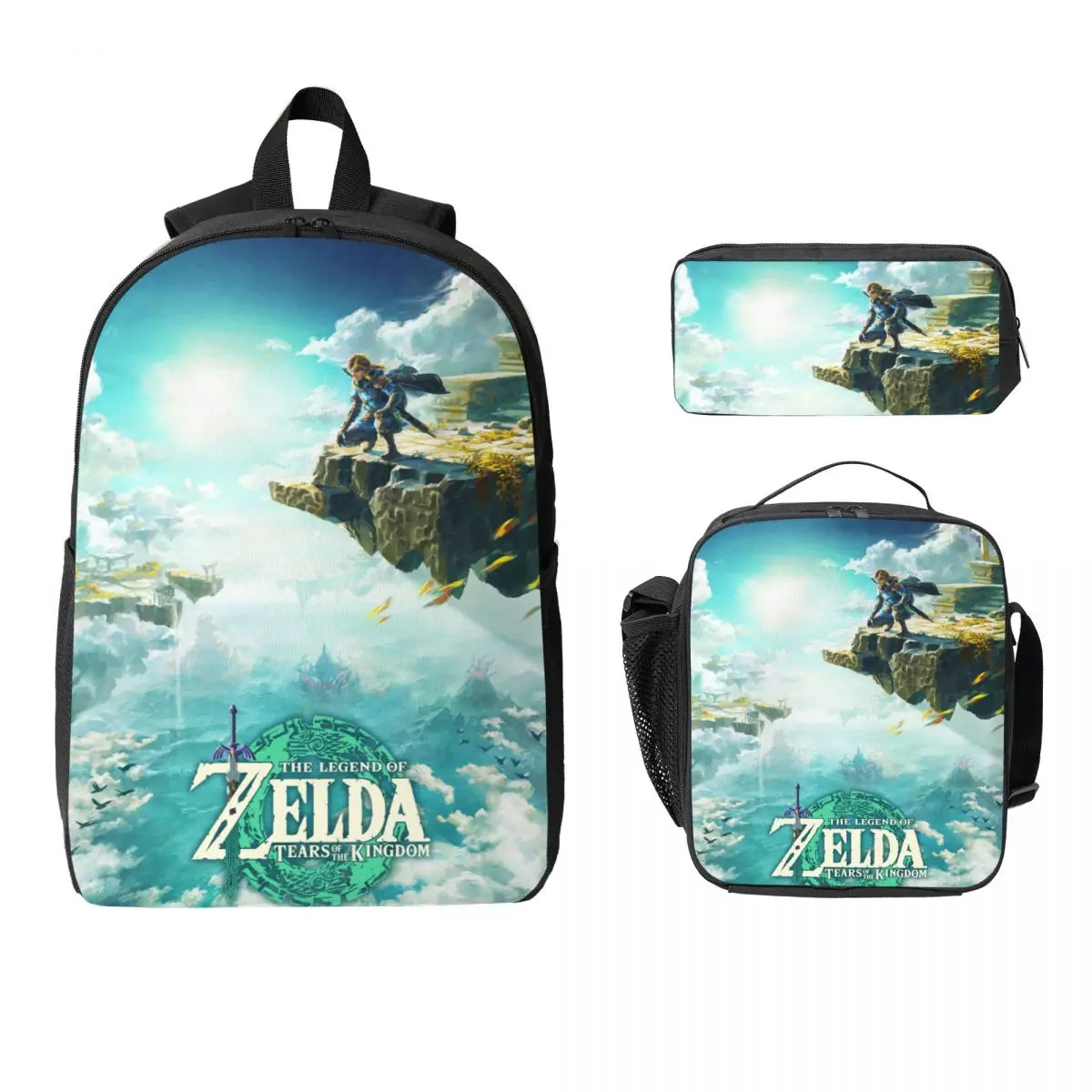 3Pcs Zelda Tears Of The Kingdom Backpack Set for Girls Boys Pencil Boxes Bookbag Sets with Lunch Box For School Students Daypack
3Pcs Zelda Tears Of The Kingdom Backpack Set for Girls Boys Pencil Boxes Bookbag Sets with Lunch Box For School Students Daypack