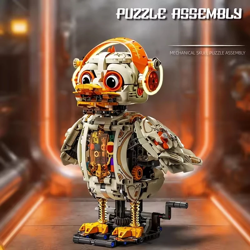 1168pcs Mechanical Duck Building Blocks Set Robotic Animal Model STEM Educational Toy for Kids Children Gift Tech Robot DIY Kit
1168pcs Mechanical Duck Building Blocks Set Robotic Animal Model STEM Educational Toy for Kids Children Gift Tech Robot DIY Kit