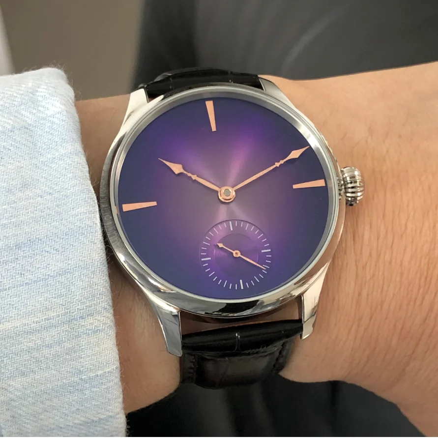 41mm GEERVO No Logo CN 6498 Watch Gradient Purple Dial ST3621 17 Jewels Mechanical Hand Wind Movement Rose Man's Pilot Watches
41mm GEERVO No Logo CN 6498 Watch Gradient Purple Dial ST3621 17 Jewels Mechanical Hand Wind Movement Rose Man's Pilot Watches