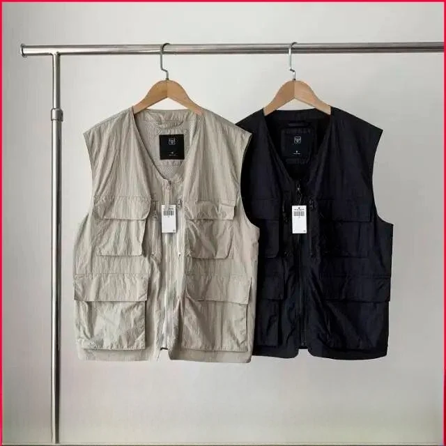 Men's Loose Breathable Me Vest Windproof Waterproof Early Autumn Multi-ket Multi-Functional Stand Fit Nylon Fiber
Men's Loose Breathable Me Vest Windproof Waterproof Early Autumn Multi-ket Multi-Functional Stand Fit Nylon Fiber