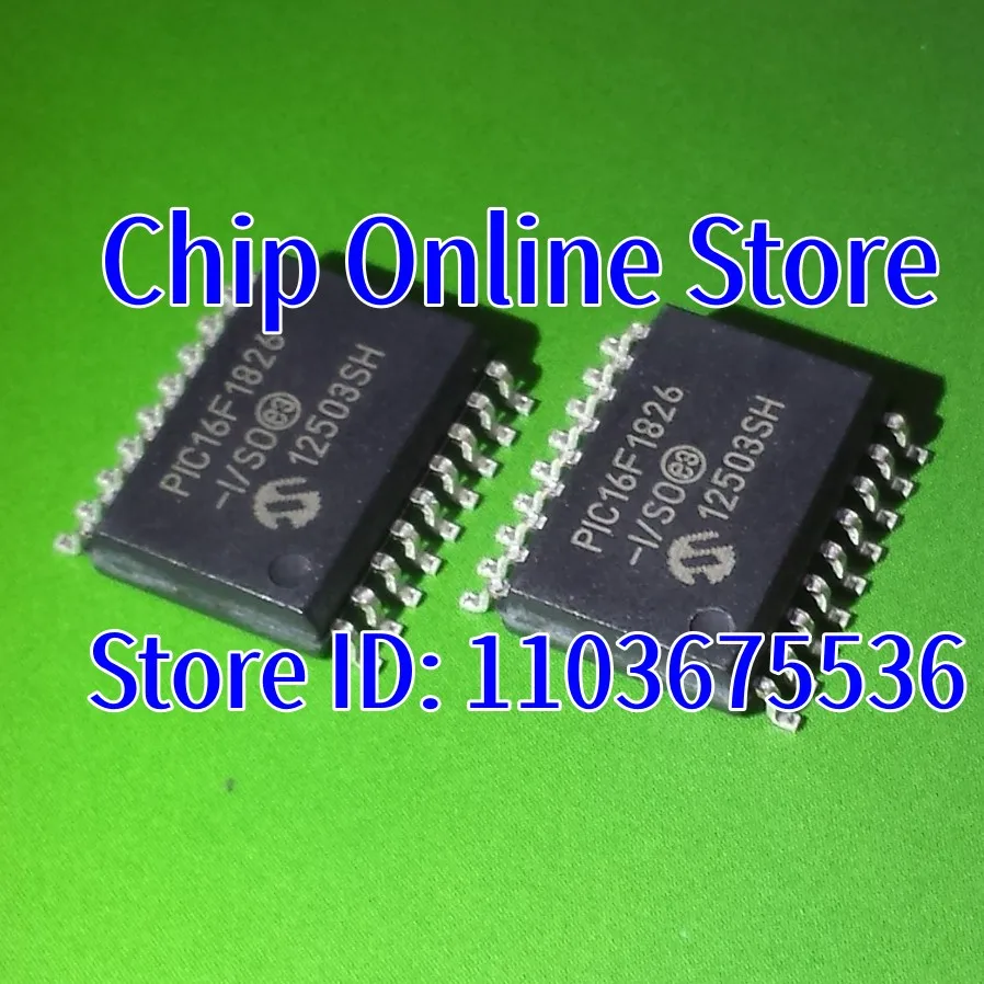 5 ~ 50 шт. Φ/SO PIC16F1826 SOIC18 новый оригинальный 8-битный микроконтроллер MCU PIC16F1826-I/SO PIC16F1826T-I/SO
5 ~ 50 шт. Φ/SO PIC16F1826 SOIC18 новый оригинальный 8-битный микроконтроллер MCU PIC16F1826-I/SO PIC16F1826T-I/SO