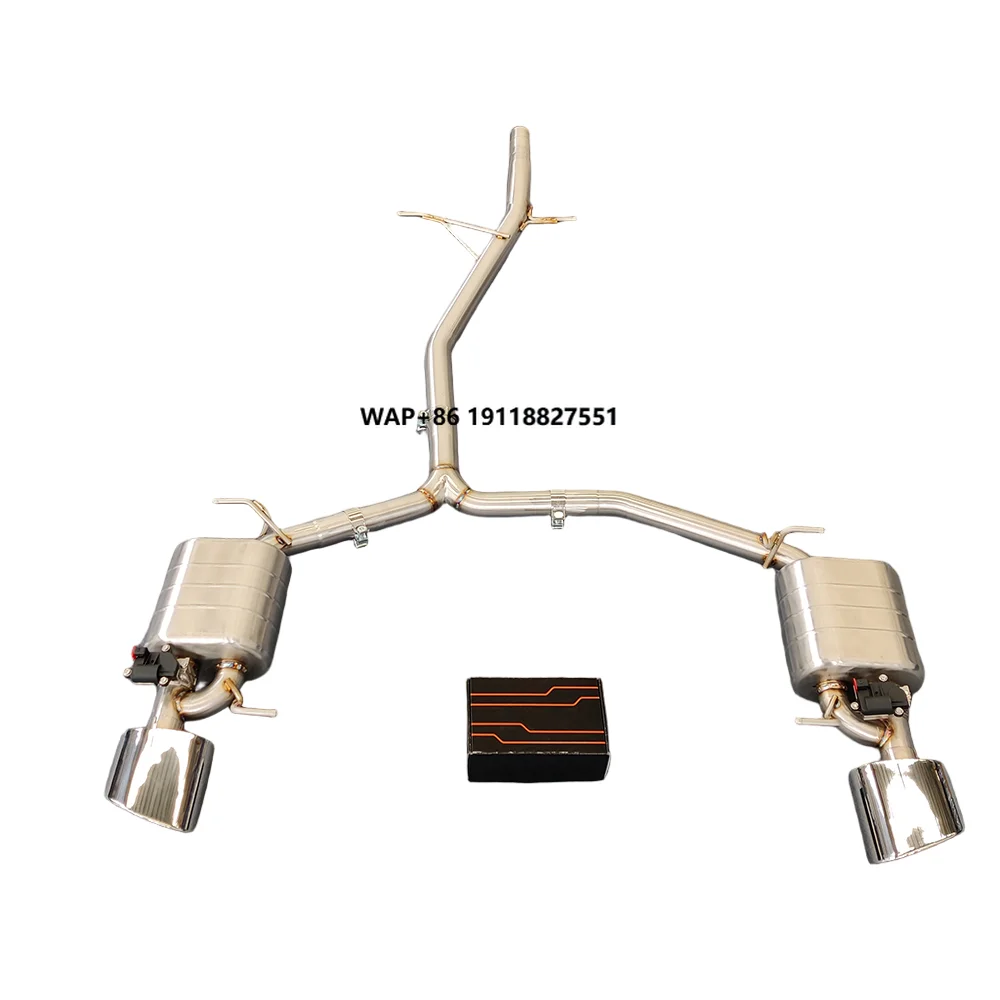 VD Valve Muffler Exhaust Pipes forA4/A5 B8/B9 2.0T Upgrade RS4 Tips Stainless Steel Exhaust Pipe
VD Valve Muffler Exhaust Pipes forA4/A5 B8/B9 2.0T Upgrade RS4 Tips Stainless Steel Exhaust Pipe