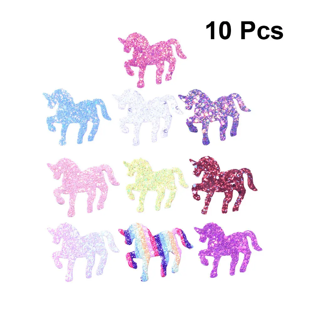 10Pcs Glitter Unicorn Hair Clips Colorful Sequins Hairpin for Girls Baby Hair Decoration Wedding Party Birthday Festival
10Pcs Glitter Unicorn Hair Clips Colorful Sequins Hairpin for Girls Baby Hair Decoration Wedding Party Birthday Festival