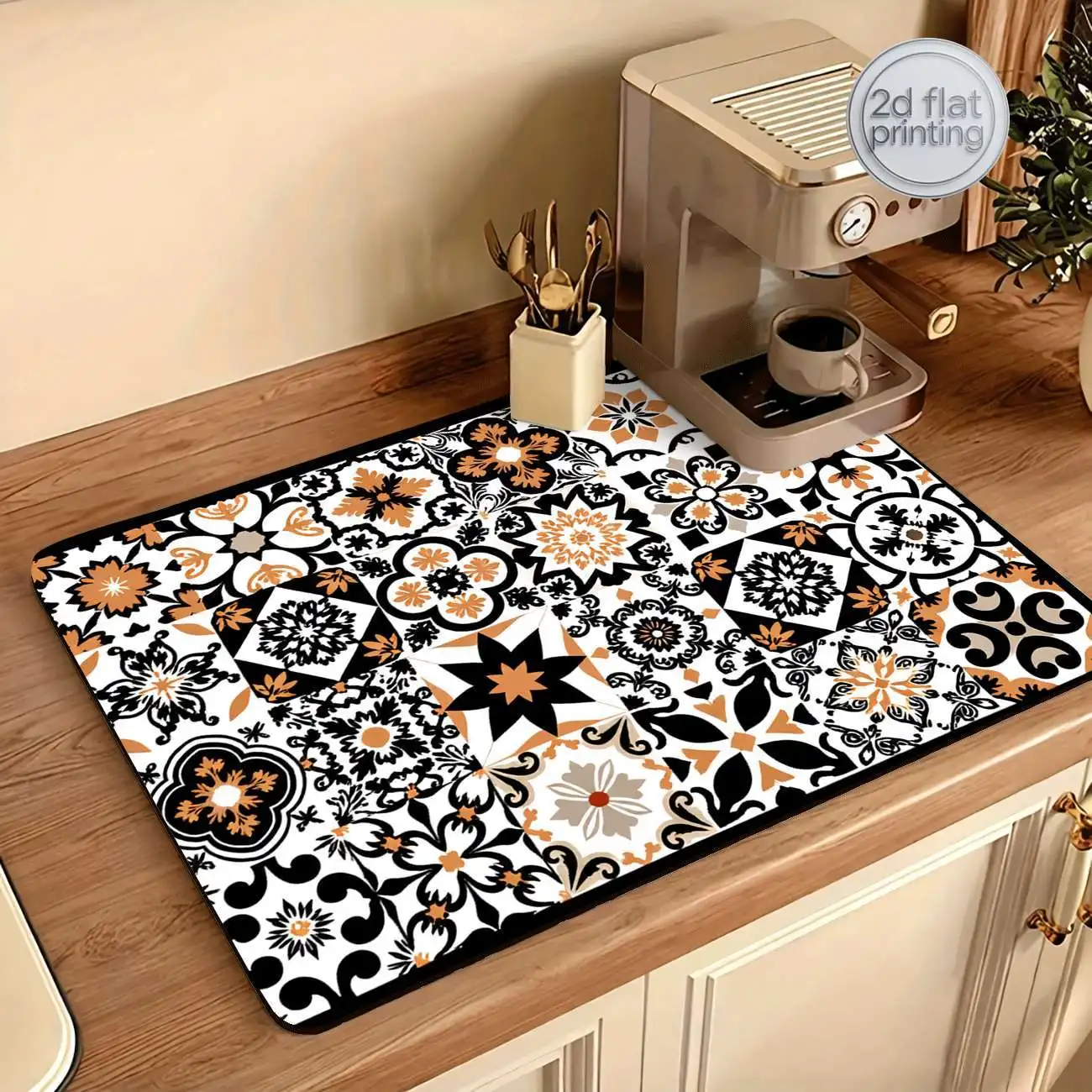 1pc Super Absorbent Quick-Dry Non-Slip Kitchen Mat Coffee Coaster - Water-Absorbent Drying Mat for Kitchen Countertop Dishes, Bl
1pc Super Absorbent Quick-Dry Non-Slip Kitchen Mat Coffee Coaster - Water-Absorbent Drying Mat for Kitchen Countertop Dishes, Bl