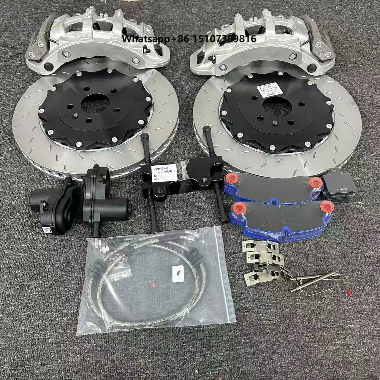 Customized for 488 Caliper Rear Wheel 4 Pot Brake Caliper Electronic Parking Brake System 380mm for MK7 4 Pot Brake Kit
Customized for 488 Caliper Rear Wheel 4 Pot Brake Caliper Electronic Parking Brake System 380mm for MK7 4 Pot Brake Kit