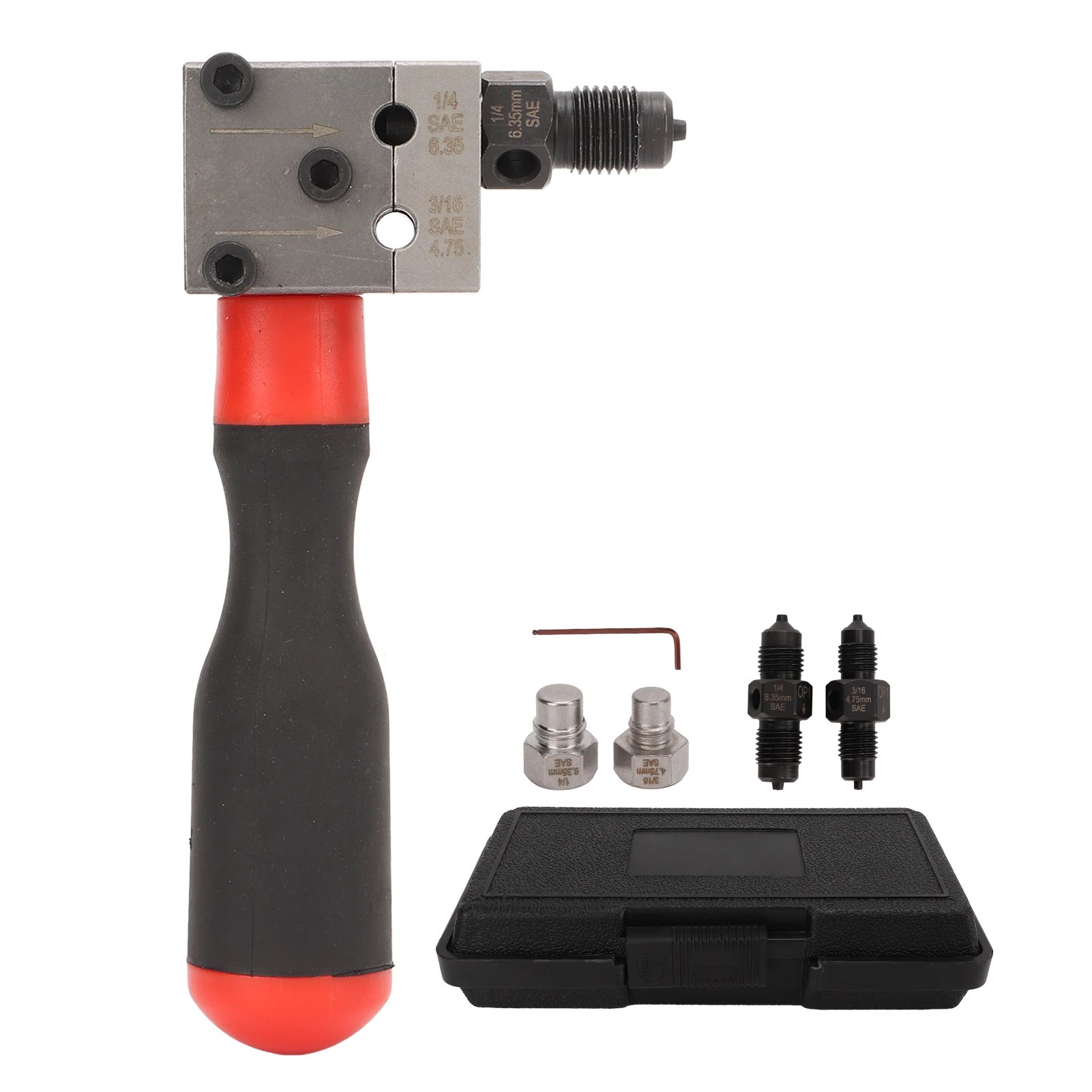 Car Brake Copper Pipe Flaring Kit Brake Line Reamer Universal Auto Repair Tools Single Double Flare Tool Adapter
Car Brake Copper Pipe Flaring Kit Brake Line Reamer Universal Auto Repair Tools Single Double Flare Tool Adapter