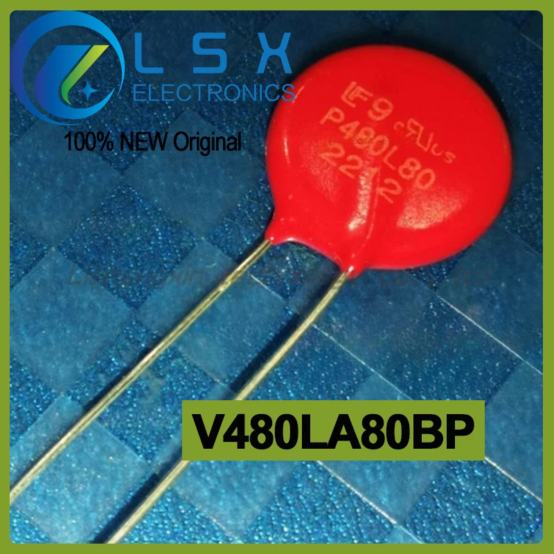 5pcs V480LA80BP Screen-printed P480L80 plug-in pressure-sensitive resistor 480V 20MM Brand new original
5pcs V480LA80BP Screen-printed P480L80 plug-in pressure-sensitive resistor 480V 20MM Brand new original