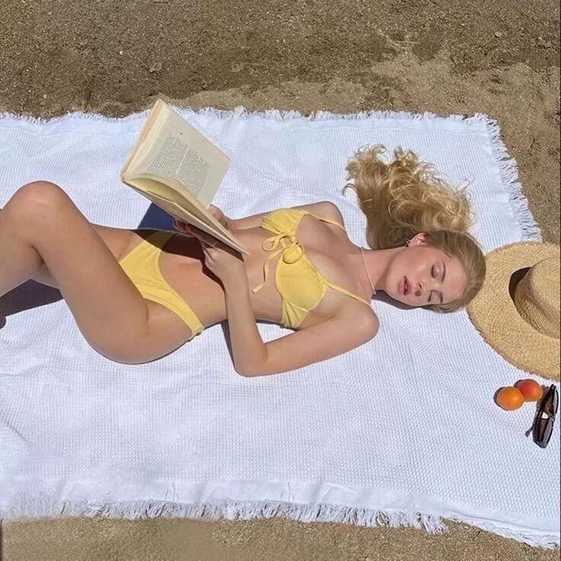 Желтый купальник-бикини Ins Tee-Point с металлическими вставками для поддержки, для небольшой груди, с эффектом пуш-ап, раздельный, с высоким вырезом, белый, для отпуска
Желтый купальник-бикини Ins Tee-Point с металлическими вставками для поддержки, для небольшой груди, с эффектом пуш-ап, раздельный, с высоким вырезом, белый, для отпуска