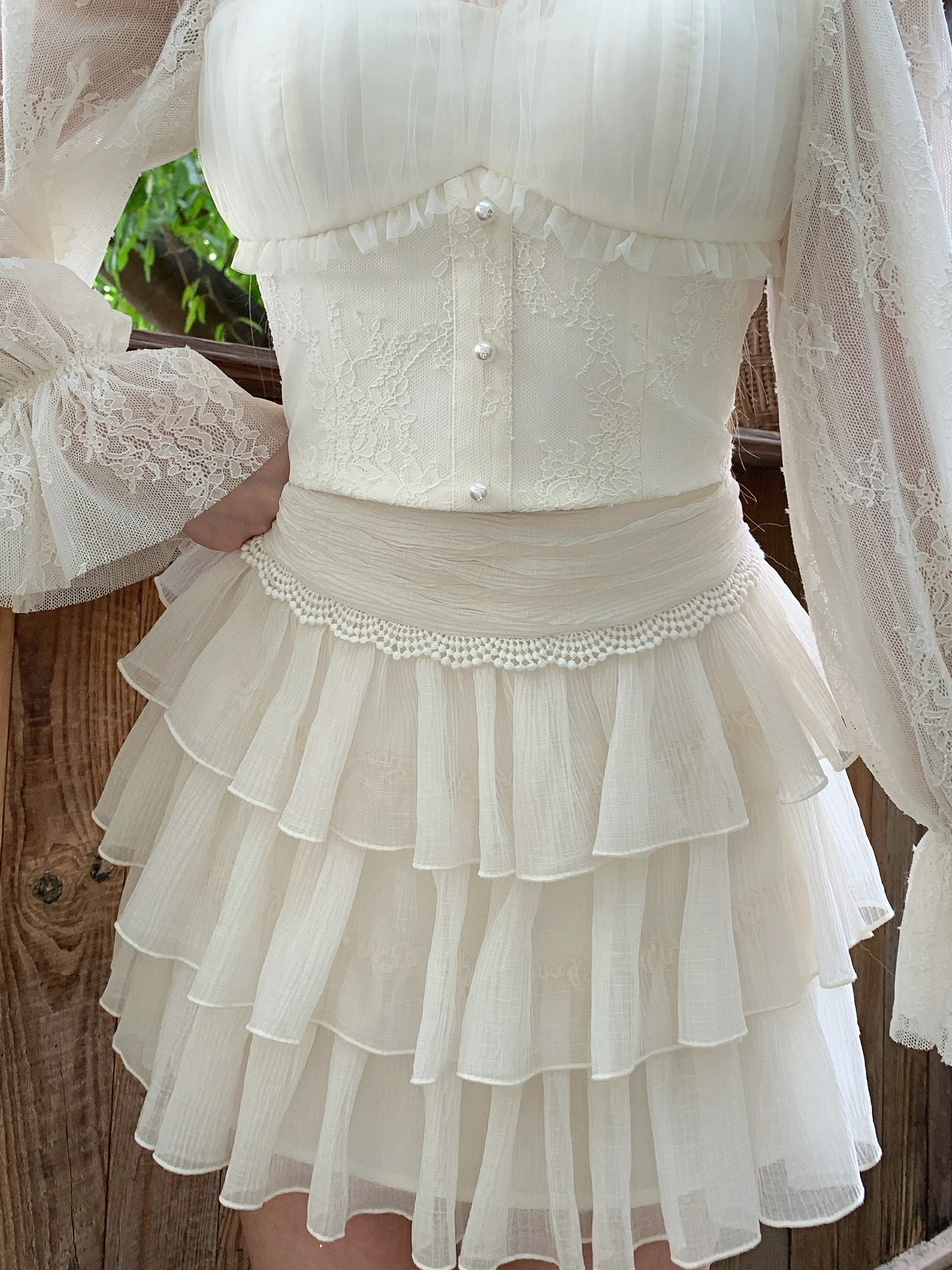 Ice Ice Came | 【Whipped Cream Thousand Layer】 Gentle Versatile Short A-Line Skirt High Waist Half Skirt Cake Skirt
Ice Ice Came | 【Whipped Cream Thousand Layer】 Gentle Versatile Short A-Line Skirt High Waist Half Skirt Cake Skirt
