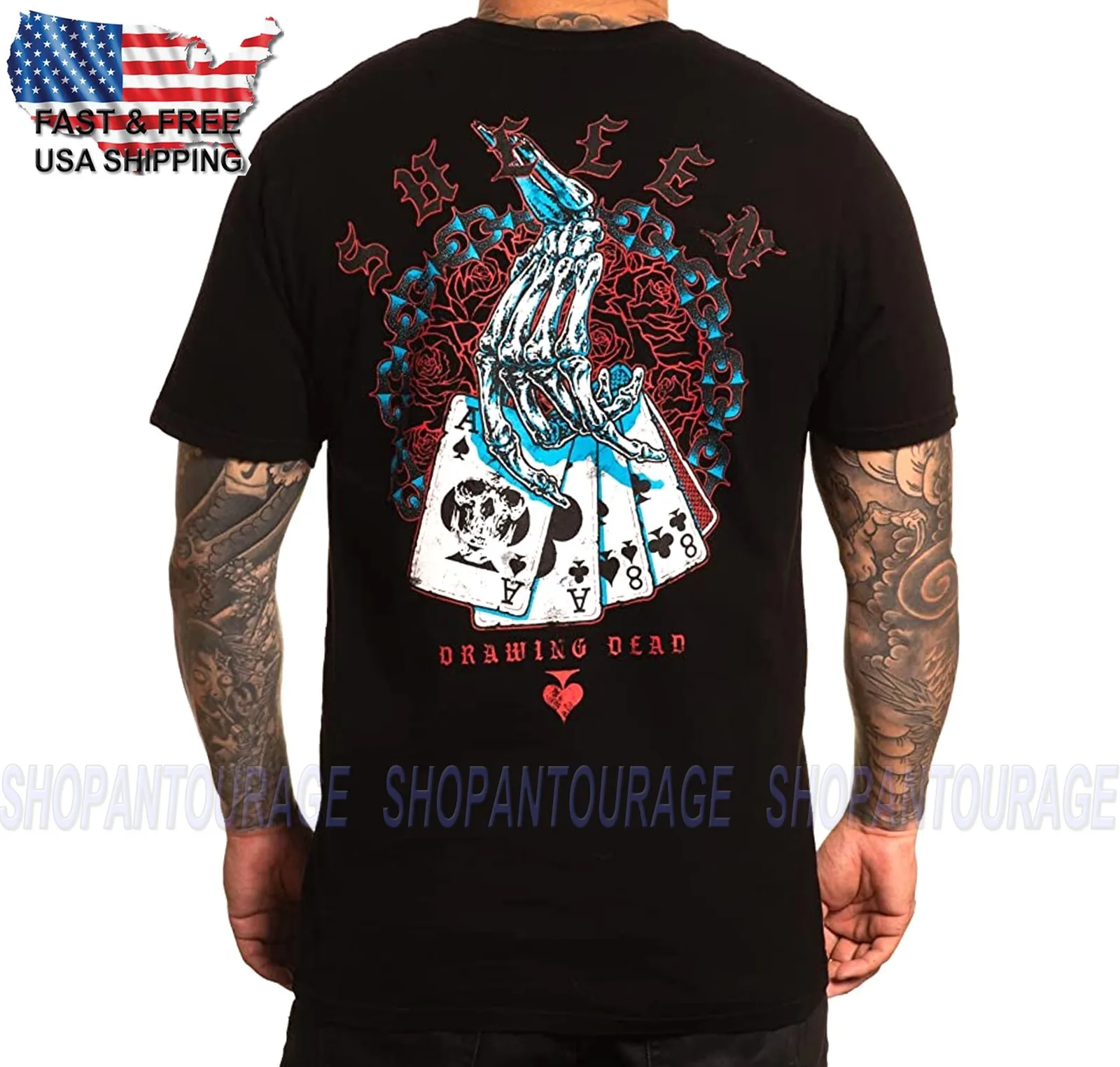 Sullen Art Collective Dead Man's Hand Premium SCM5188 Short Sleeve Men`s T-shirt
Sullen Art Collective Dead Man's Hand Premium SCM5188 Short Sleeve Men`s T-shirt