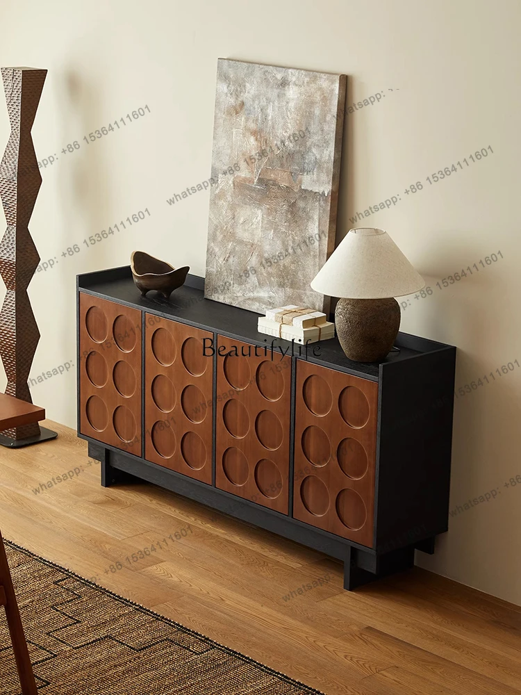 KTX4 French retro solid wood dining side cabinet, living room against the wall storage retro dining preparation cabinet
KTX4 French retro solid wood dining side cabinet, living room against the wall storage retro dining preparation cabinet