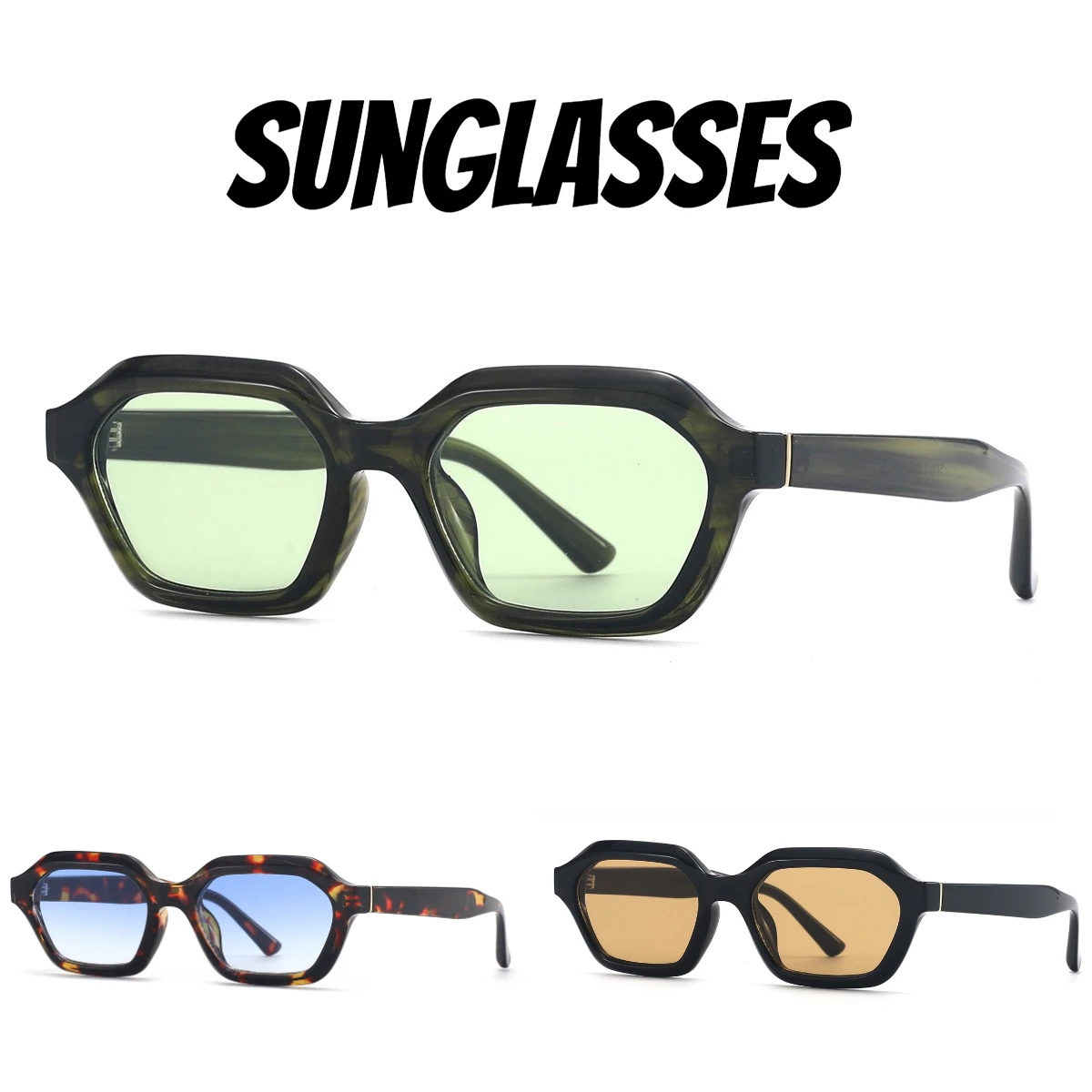 Retro Fashion Trend Niche Sunglasses Neutral Full Frame UV Protection Eyewear Outdoor Travel Beach Driving Shades Eyeglasses
Retro Fashion Trend Niche Sunglasses Neutral Full Frame UV Protection Eyewear Outdoor Travel Beach Driving Shades Eyeglasses
