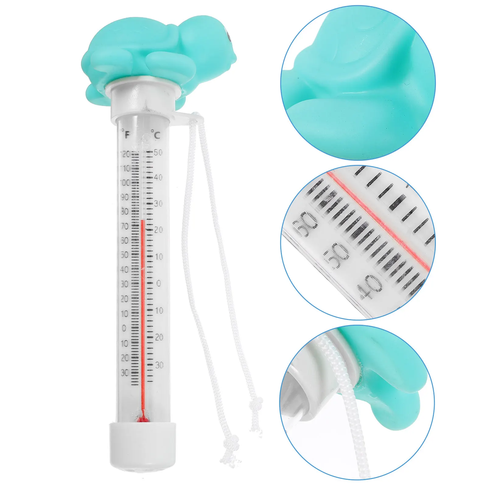 Floating Pool Thermometer Small Size Easy Read Fast Measurement Celsius Fahrenheit Display for Swimming Pools Spas Hot Tubs Pond
Floating Pool Thermometer Small Size Easy Read Fast Measurement Celsius Fahrenheit Display for Swimming Pools Spas Hot Tubs Pond
