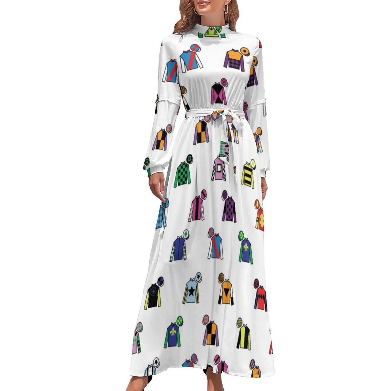 Horse Racing Colorful Jockey Silks Long Dress Summer dresses for women prom dresses Women dresses summer evening dress woman
Horse Racing Colorful Jockey Silks Long Dress Summer dresses for women prom dresses Women dresses summer evening dress woman
