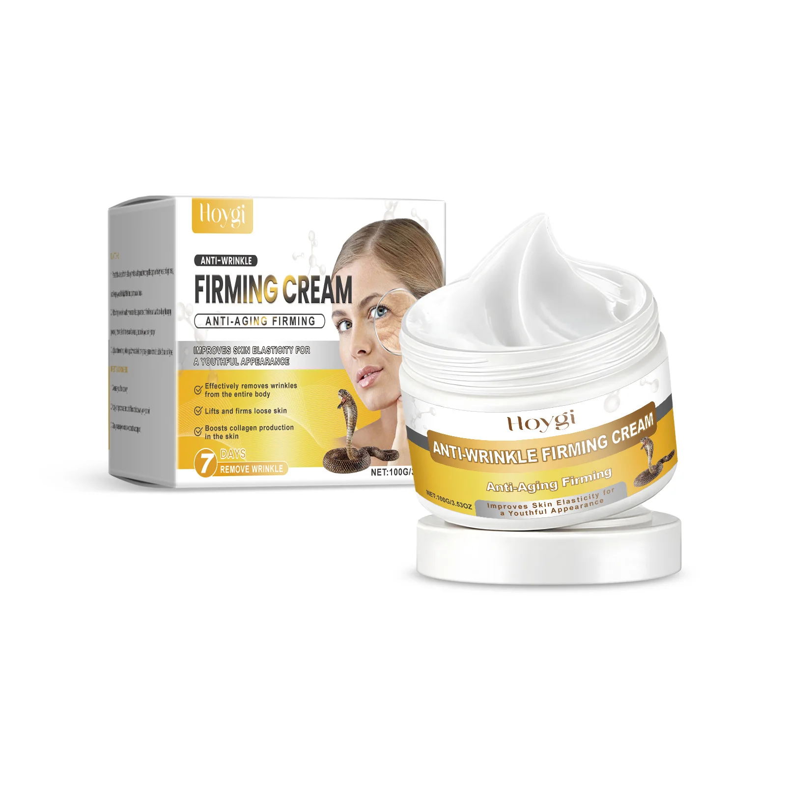 Anti-Wrinkle Firming Cream - Intense Lifting & Anti-Aging Face Treatment for Youthful Skin | 100g"
Anti-Wrinkle Firming Cream - Intense Lifting & Anti-Aging Face Treatment for Youthful Skin | 100g"