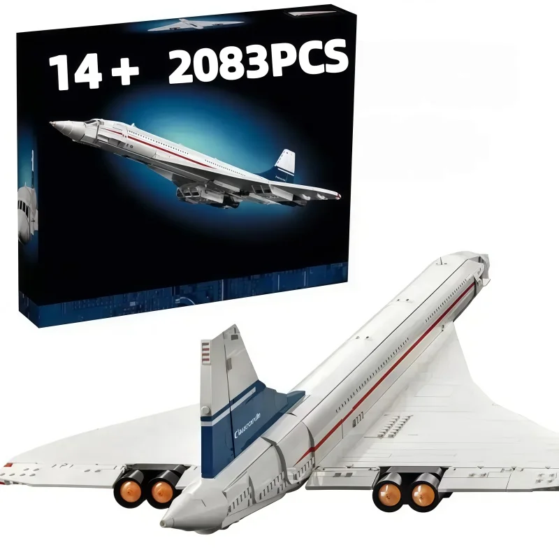 Новый конструктор Airbus Concorde, 2083 шт., модель сверхзвукового самолета 10318, развивающая игрушка для детей, подарки на день рождения
Новый конструктор Airbus Concorde, 2083 шт., модель сверхзвукового самолета 10318, развивающая игрушка для детей, подарки на день рождения