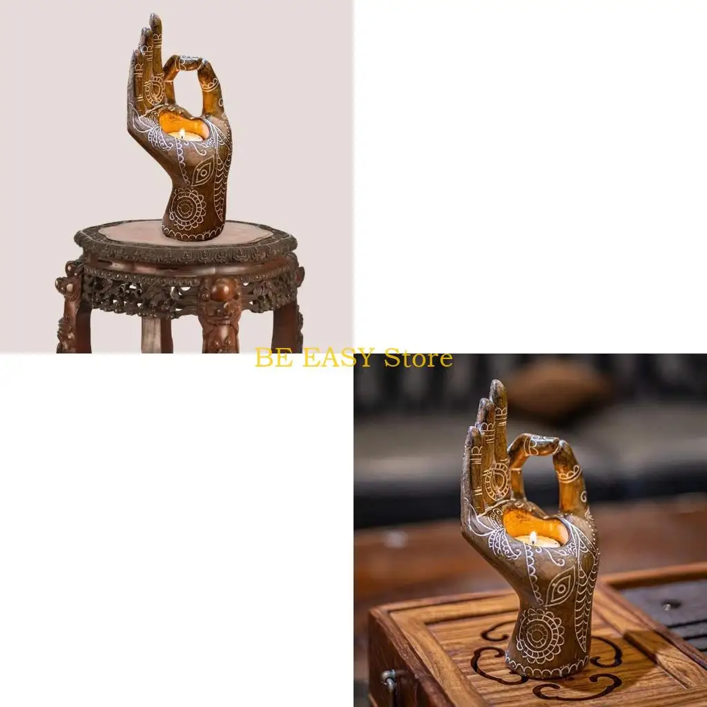 E28F Yoga Figurines Candle Holder Mudra Hand Tabletop Tealight Decor Resin Statues Collectible Gift for Meditation Relaxing
E28F Yoga Figurines Candle Holder Mudra Hand Tabletop Tealight Decor Resin Statues Collectible Gift for Meditation Relaxing