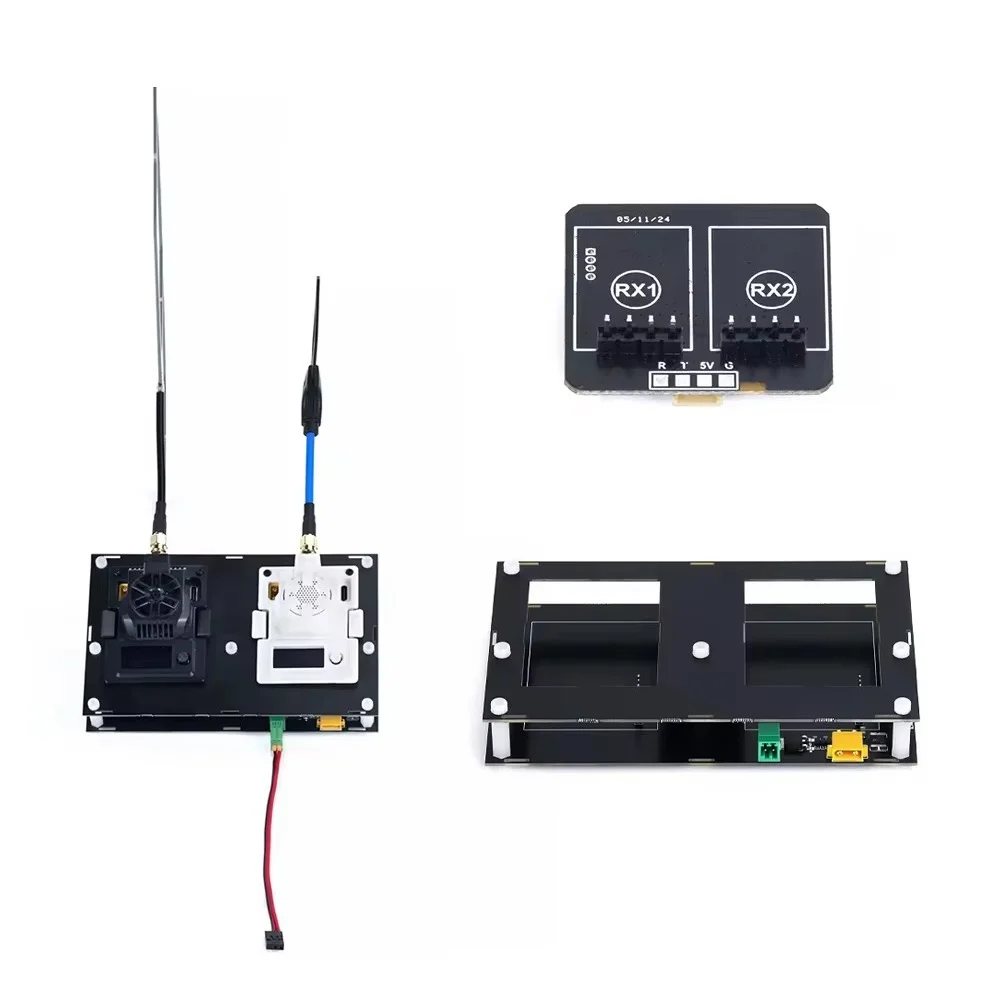 Transmitter Module Receiver Dual 915MHz/2.4GHz RX & TX Diversity Board for RC FPV Quadcopter Drone Accessories
Transmitter Module Receiver Dual 915MHz/2.4GHz RX & TX Diversity Board for RC FPV Quadcopter Drone Accessories