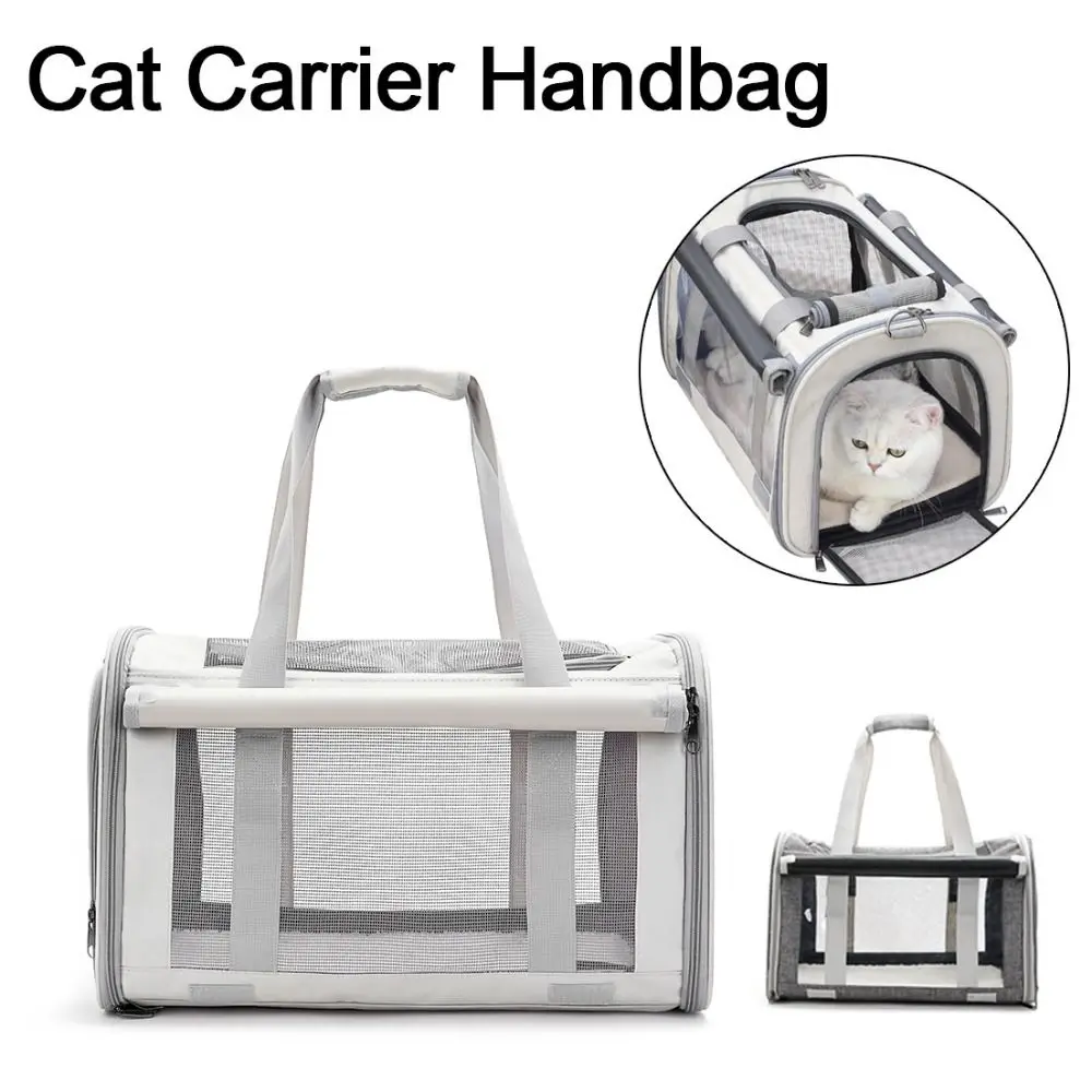 Safety Oxford Cat Carrier Handbag Breathable Large Capacity Cat Transport Bag Portable Foldable Pet Carrying Bag Cats
Safety Oxford Cat Carrier Handbag Breathable Large Capacity Cat Transport Bag Portable Foldable Pet Carrying Bag Cats