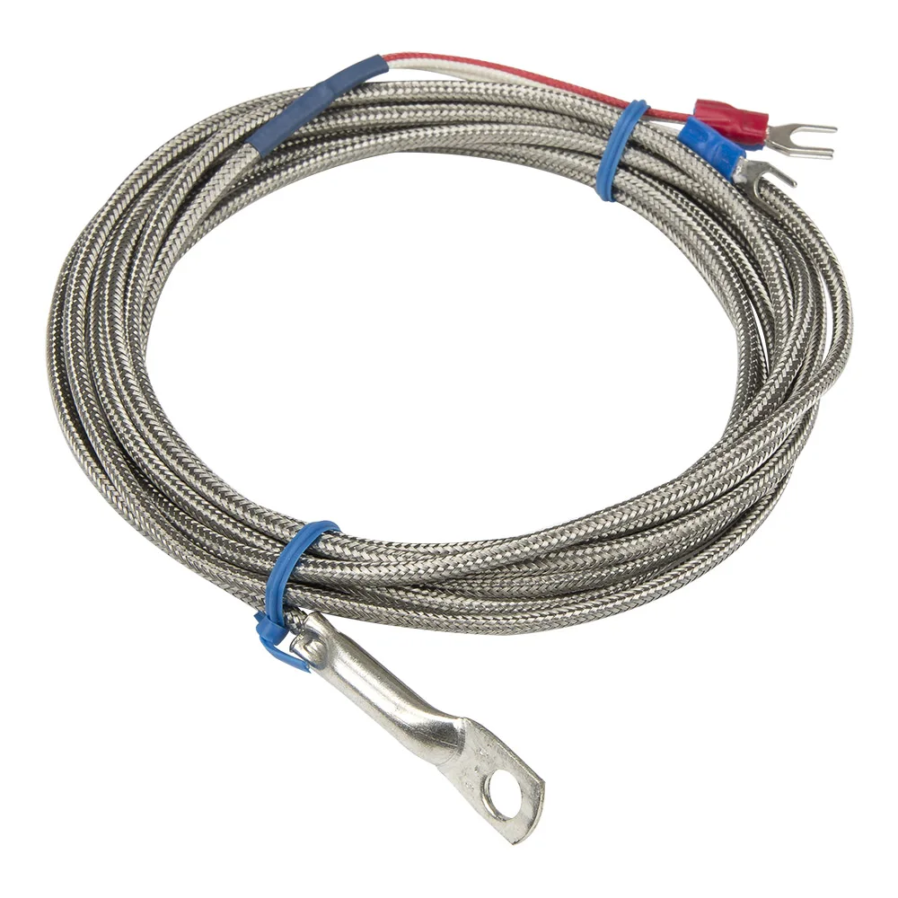 FTARR02 PT100 type 3m metal screening cable 6mm diameter hole ring head RTD temperature sensor
FTARR02 PT100 type 3m metal screening cable 6mm diameter hole ring head RTD temperature sensor