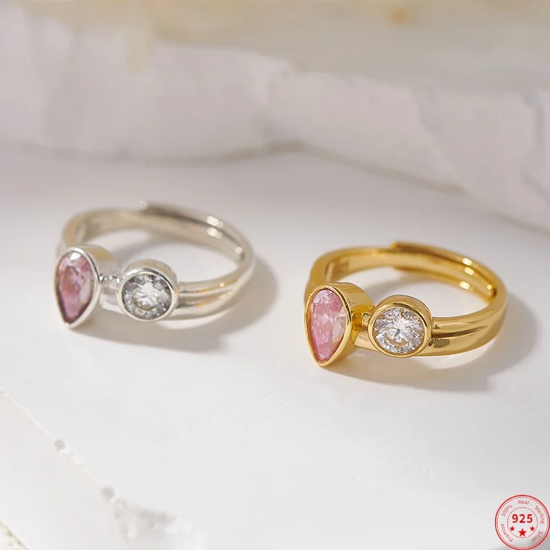 S925 Sterling Silver Charms Rings for Women Men New Fashion Love Heart Pink Moissanite Palace Style Punk Jewelry
S925 Sterling Silver Charms Rings for Women Men New Fashion Love Heart Pink Moissanite Palace Style Punk Jewelry