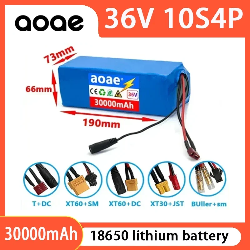 10S4P high-power 36V 30000mAh 18650 lithium-ion battery pack balance car motorcycle electric bicycle scooter BMS+free shipping
10S4P high-power 36V 30000mAh 18650 lithium-ion battery pack balance car motorcycle electric bicycle scooter BMS+free shipping