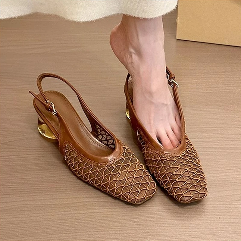 Mesh High Heeled Women Sandals Summer Square Toe Chunky Shoes Woman 2025 Designer Brand Sexy Pumps Party Sandalias De Mujer
Mesh High Heeled Women Sandals Summer Square Toe Chunky Shoes Woman 2025 Designer Brand Sexy Pumps Party Sandalias De Mujer
