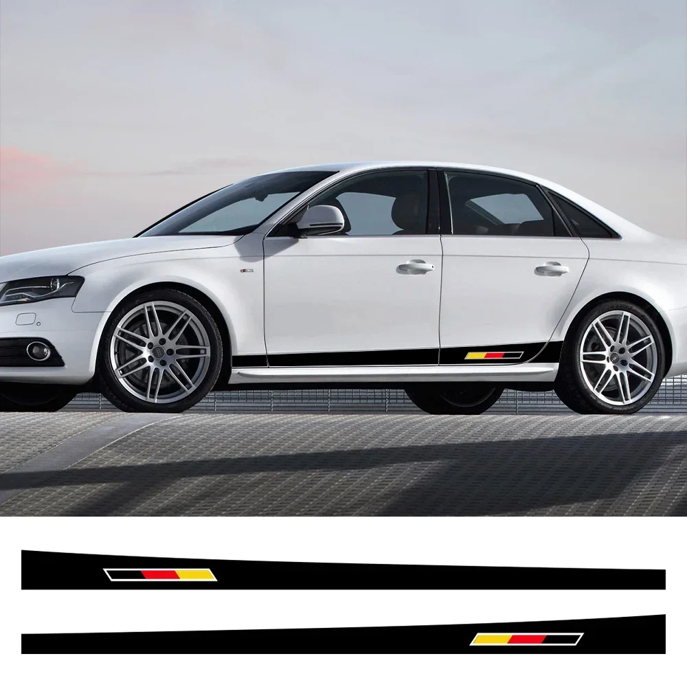 For Audi A4 B8 B9 B7 8W 8K 8E Avant Quattro Allroad B6 B5 Car Door Side Skirt Sticker Vinyl Decals Auto Graphics Accessories
For Audi A4 B8 B9 B7 8W 8K 8E Avant Quattro Allroad B6 B5 Car Door Side Skirt Sticker Vinyl Decals Auto Graphics Accessories