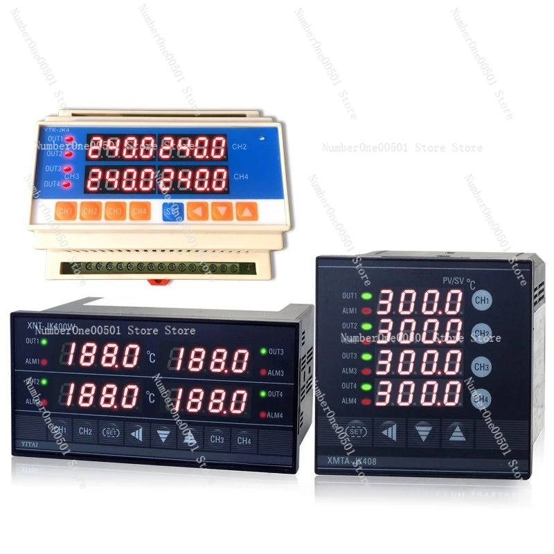 Multi Channel PID Temperature Controller 4 8 12 Loop 4-20mA Output RS485 Communication Modbus Modular Thermoregulator
Multi Channel PID Temperature Controller 4 8 12 Loop 4-20mA Output RS485 Communication Modbus Modular Thermoregulator