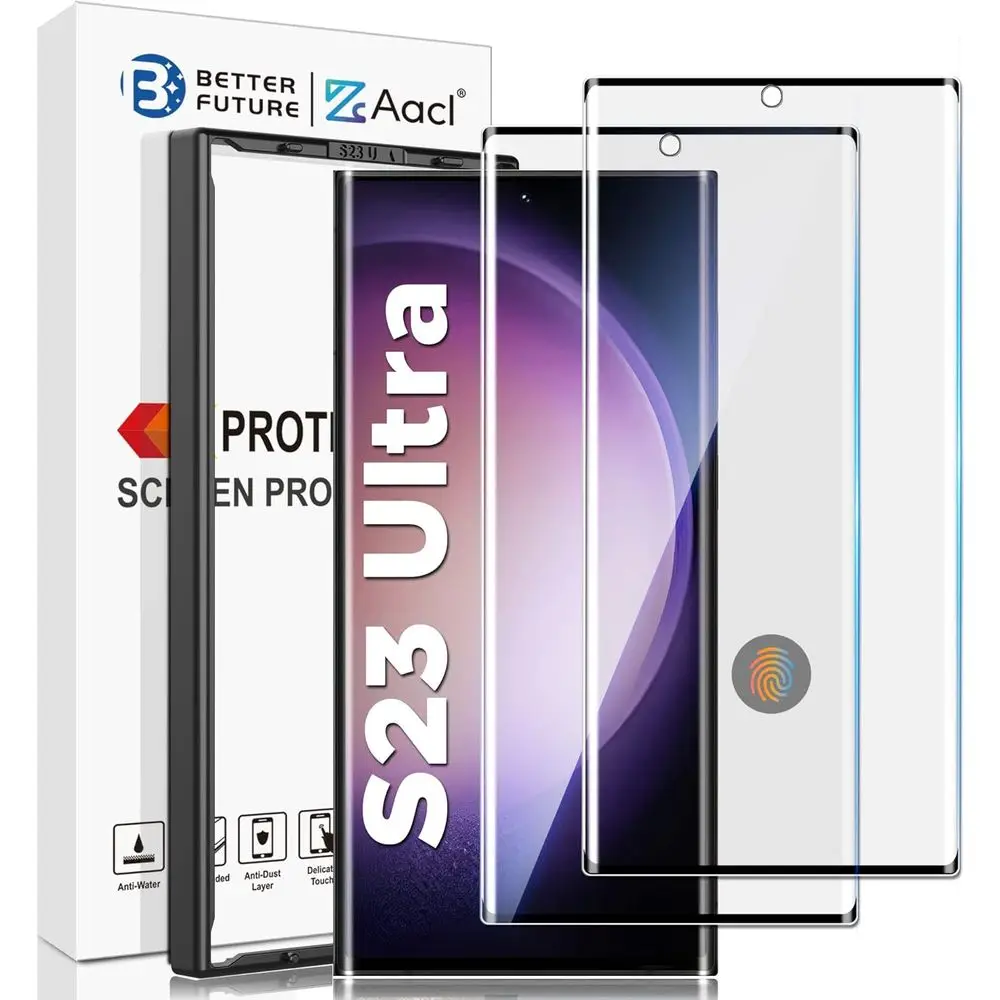 Ultra 5G 6.8 Tempered Glass Screen Protector, 3D Curved, Fingerprint Unlock, Anti-Scratch, Case Friendly, 2-Pack
Ultra 5G 6.8 Tempered Glass Screen Protector, 3D Curved, Fingerprint Unlock, Anti-Scratch, Case Friendly, 2-Pack