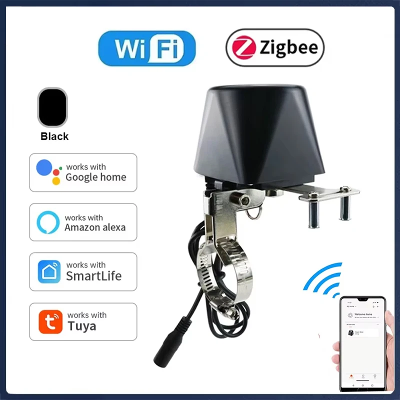 Умный контроллер клапана Tuya Wi-Fi Zigbee, таймер отключения воды в саду, контроллер орошения с Alexa Google Assistant SmartLife
Умный контроллер клапана Tuya Wi-Fi Zigbee, таймер отключения воды в саду, контроллер орошения с Alexa Google Assistant SmartLife