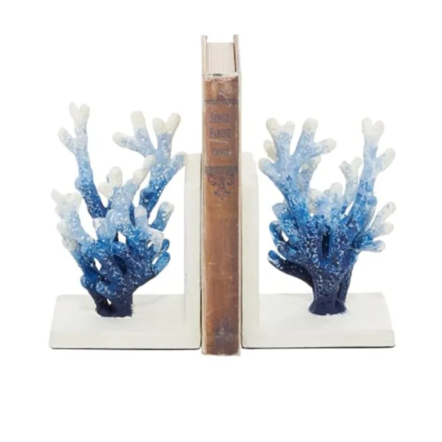 Metal Coral Decorative Bookends Ombre Non Skid Bookends, Set of 2 Office Bookends4"W, 7"H
Metal Coral Decorative Bookends Ombre Non Skid Bookends, Set of 2 Office Bookends4"W, 7"H