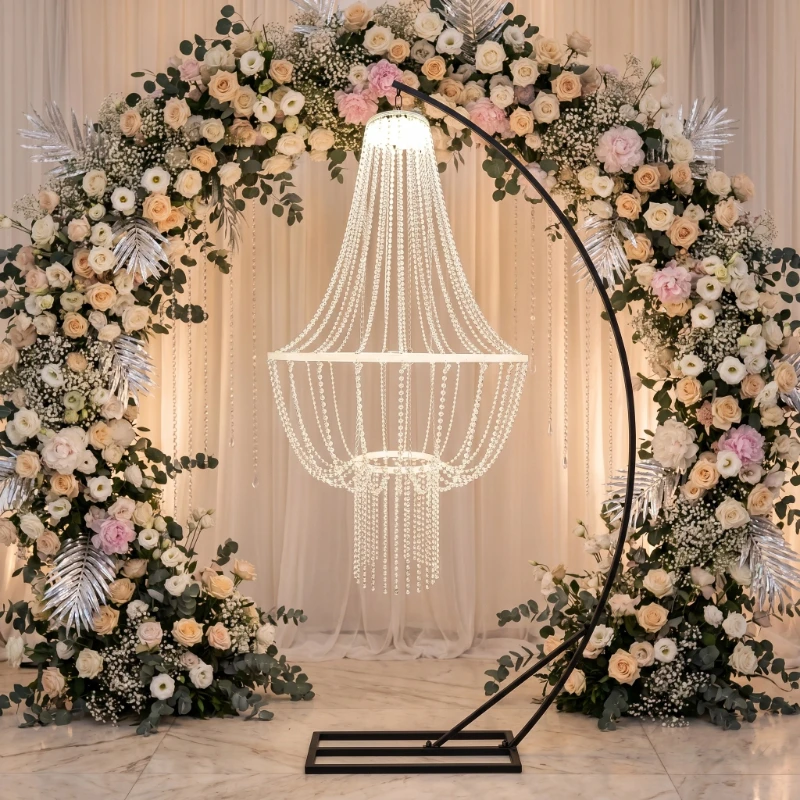2-4pcs Acrylic Flower Arch 2.8M Pendants Outdoor Lawn Road Guide Props Long Table Hanging Rack for Party Event Stage Wedding
2-4pcs Acrylic Flower Arch 2.8M Pendants Outdoor Lawn Road Guide Props Long Table Hanging Rack for Party Event Stage Wedding