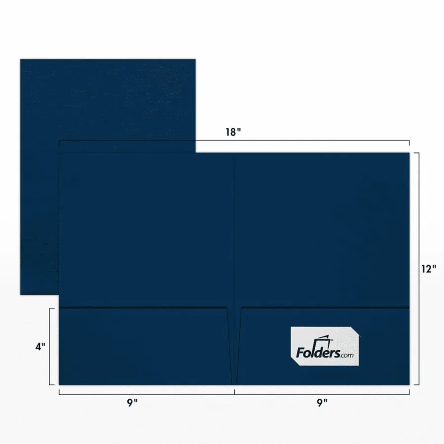 9 x 12 Presentation Folders Dark Blue Linen 10 Pack
9 x 12 Presentation Folders Dark Blue Linen 10 Pack