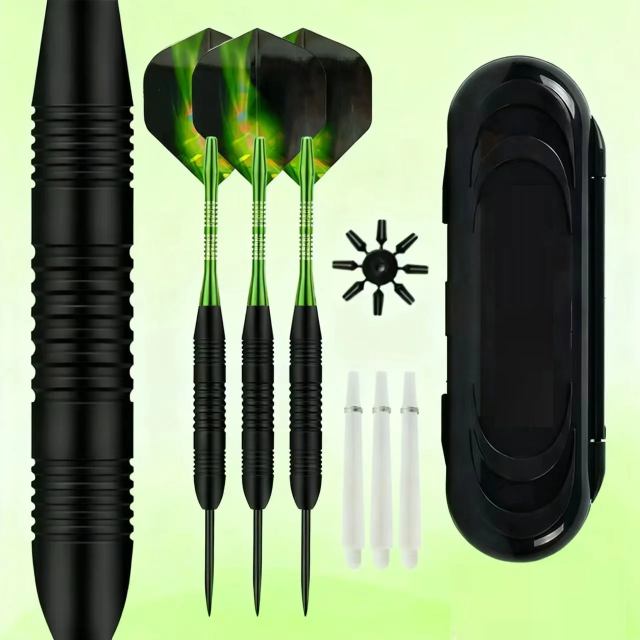 23g Professional Darts Set Metal Darts Replaceable Shafts & Wings with Portable Storage Box for Darts Sports Equipment
23g Professional Darts Set Metal Darts Replaceable Shafts & Wings with Portable Storage Box for Darts Sports Equipment