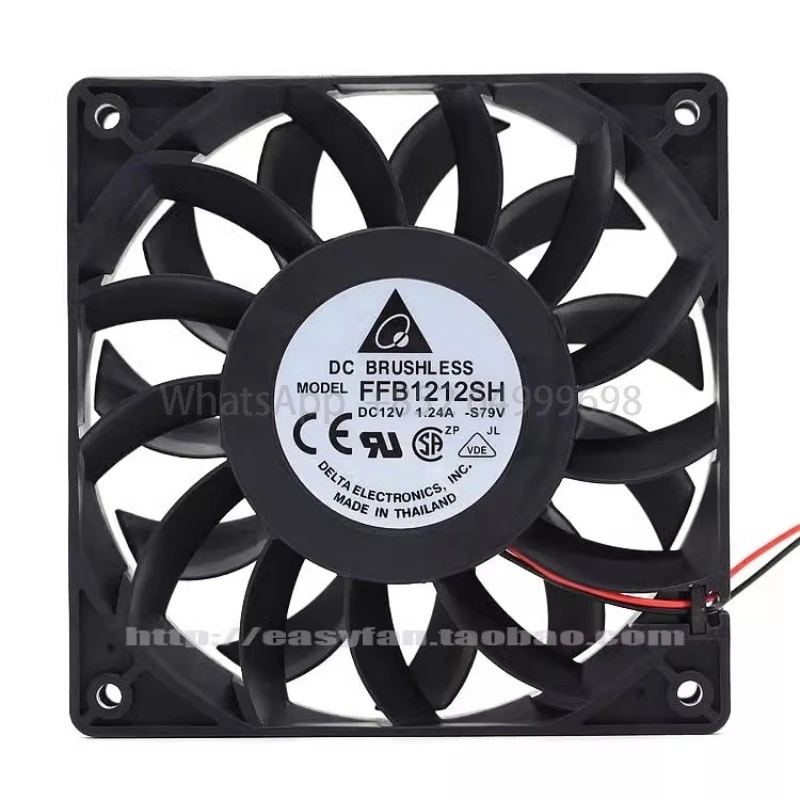 New original FFB1212SH 12025 12V 1.24A 12CM 2-wire 4-wire high-speed violent cooling fan
New original FFB1212SH 12025 12V 1.24A 12CM 2-wire 4-wire high-speed violent cooling fan