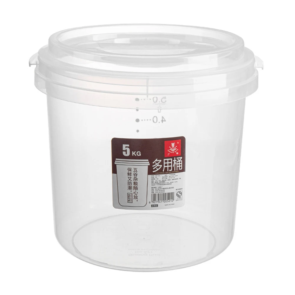 5L Sealed Bucket Insect proof Container Plastic Food Storage Canisters Small Size Home Kitchen Coarse Cereals
5L Sealed Bucket Insect proof Container Plastic Food Storage Canisters Small Size Home Kitchen Coarse Cereals