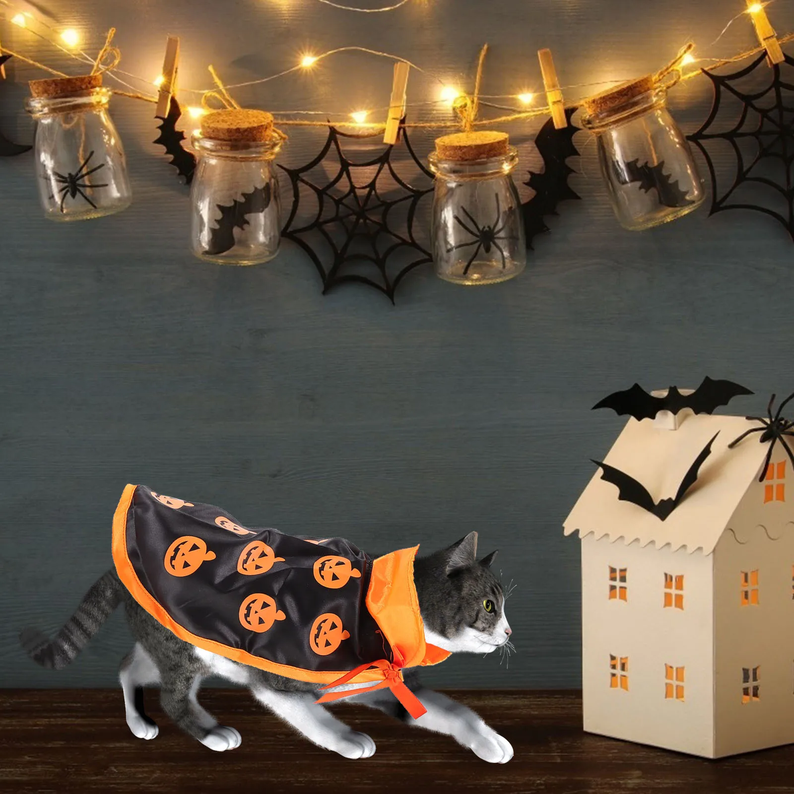 Pet Halloween Costume Pumpkin Cloak Adorable Cosplay Prop for Dogs Cats 1Pcs Pet Cloak Cat Cape Cat Dog Costume Prop
Pet Halloween Costume Pumpkin Cloak Adorable Cosplay Prop for Dogs Cats 1Pcs Pet Cloak Cat Cape Cat Dog Costume Prop