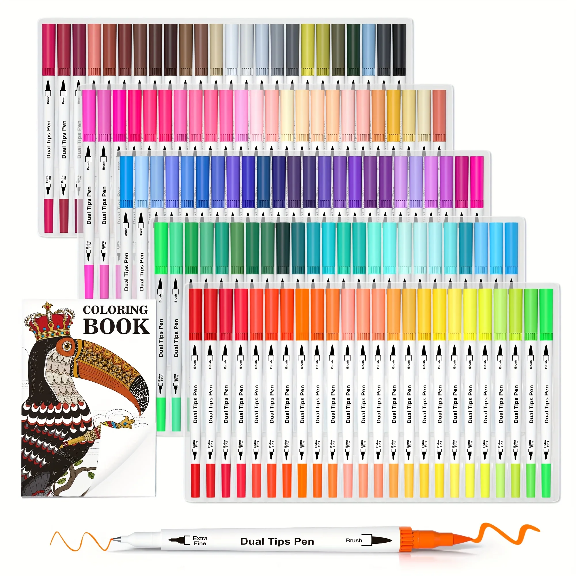 100 Colors Markers Set Dual Tip Brush Pen Fine Tip Painting Watercolor Art Marker Pens for Manga Art Drawing Supplies
100 Colors Markers Set Dual Tip Brush Pen Fine Tip Painting Watercolor Art Marker Pens for Manga Art Drawing Supplies