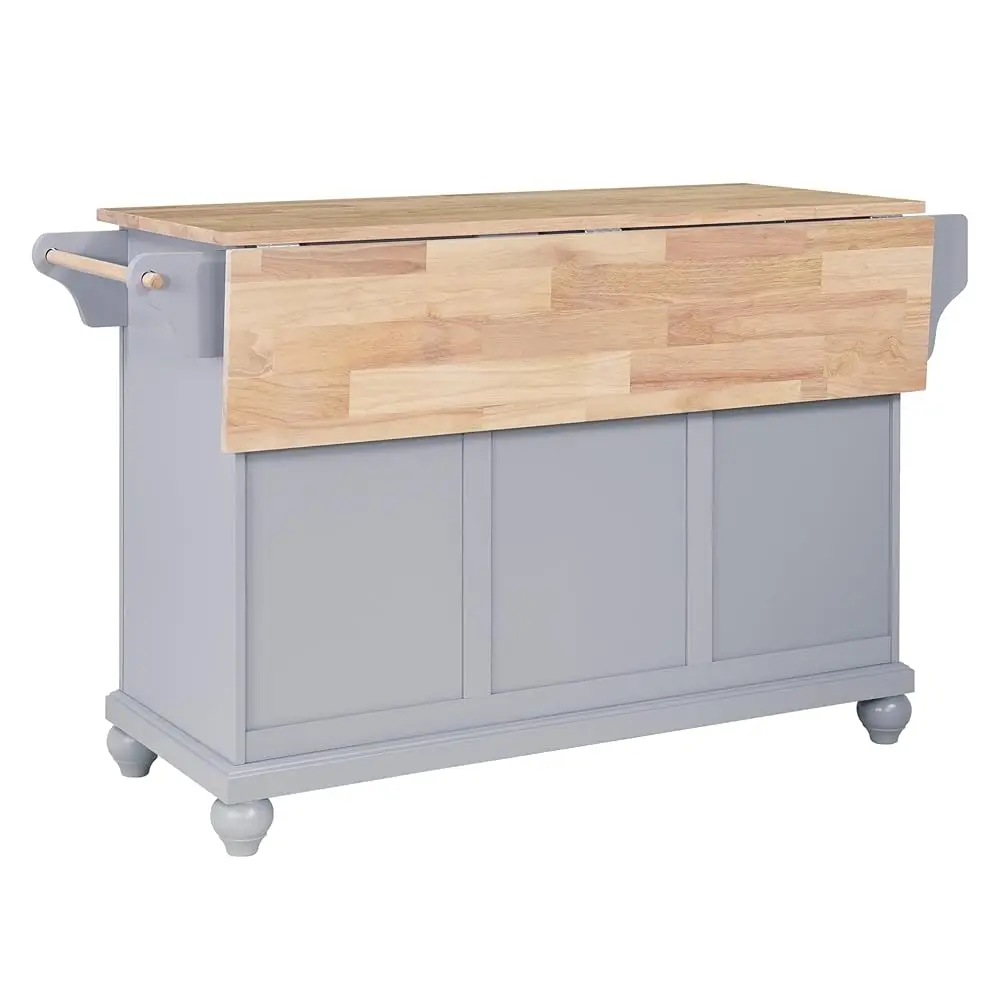 Kitchen Island With Rubberwood Drop Leaf On Wheels &Solid Wood Feet, 57.6 H Width/32 H Depth, Rolling Kitchen Island With
Kitchen Island With Rubberwood Drop Leaf On Wheels &Solid Wood Feet, 57.6 H Width/32 H Depth, Rolling Kitchen Island With