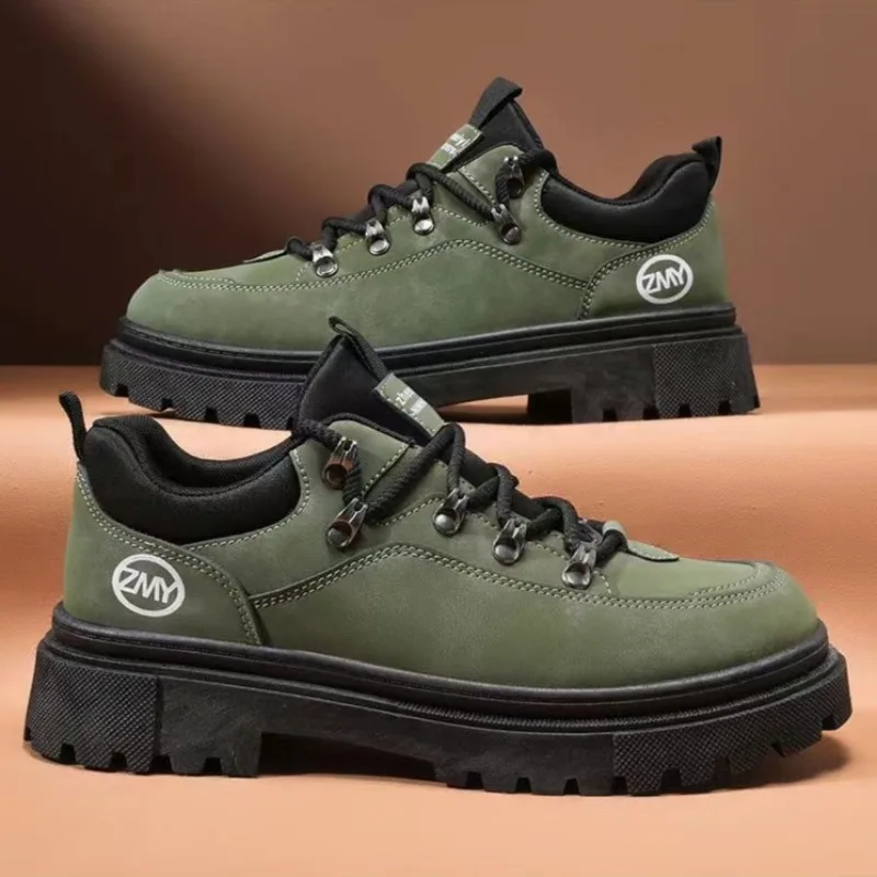 New Fashion Classic Man Shoes Thick Sole Casual Shoes for Man Outdoor Non-slip Wear-resistant Walking Male Sneakers Work Boots
New Fashion Classic Man Shoes Thick Sole Casual Shoes for Man Outdoor Non-slip Wear-resistant Walking Male Sneakers Work Boots